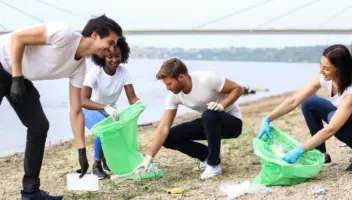 One of the best ways to celebrate National Water Quality Month is by organizing a clean-up of a body of water in your community!