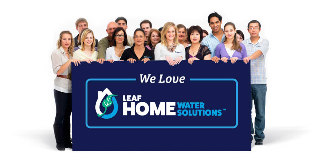 group of employees from leaf home water solutions